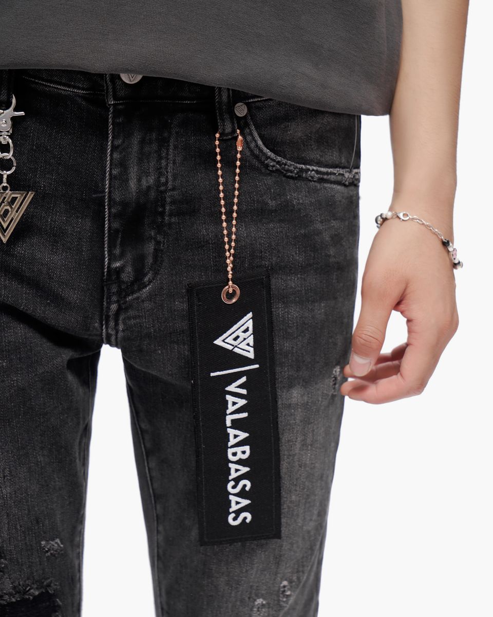 Valabasas Ilyas Charcoal Skinny