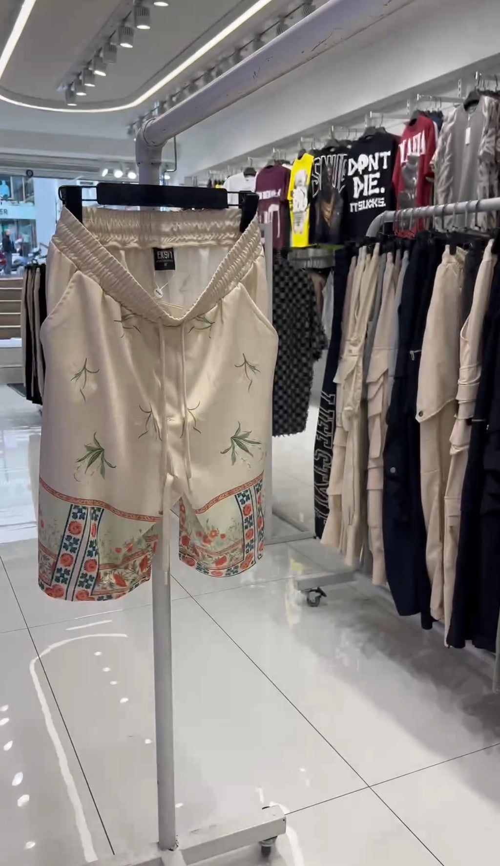 Masterboy Luxury summer silk shorts sets (