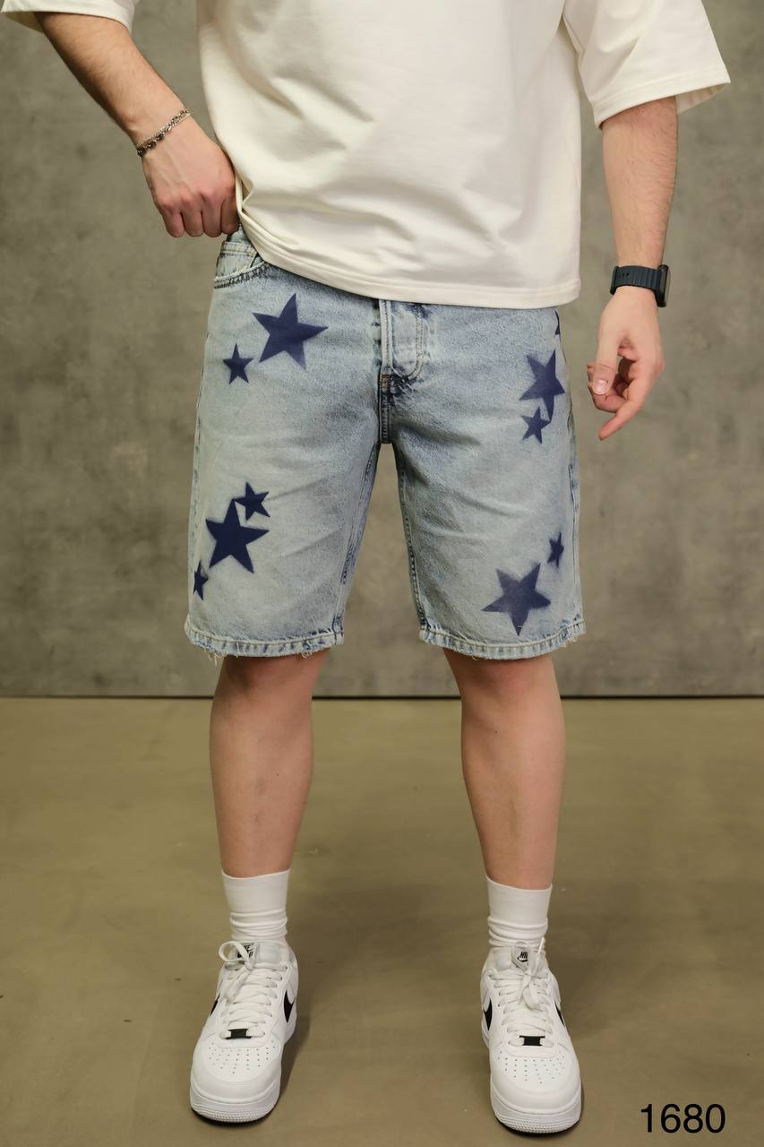 Stars Denim Short
