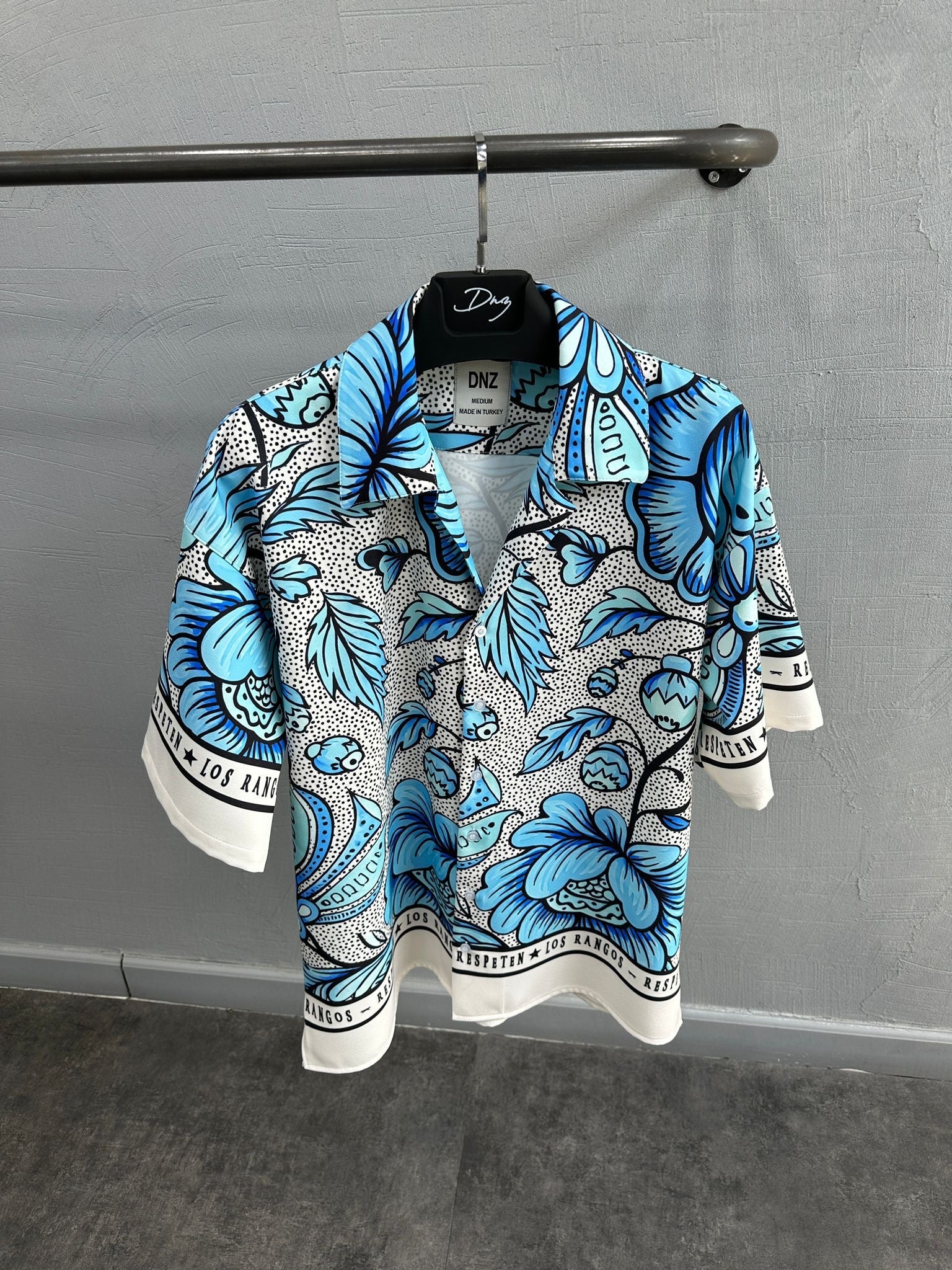 Luxury summer silk botton up