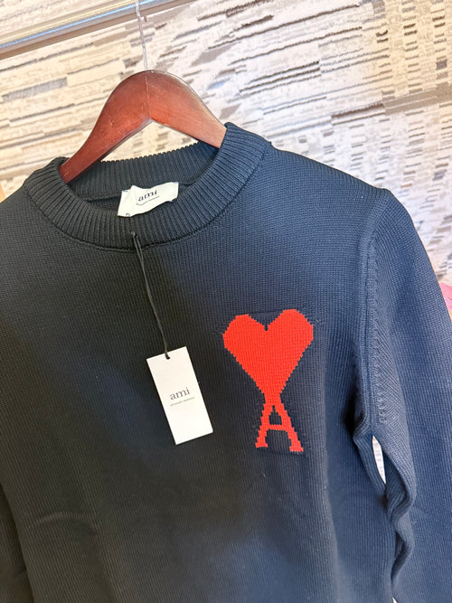 A Heart White Hoodie Sweater long sleeve