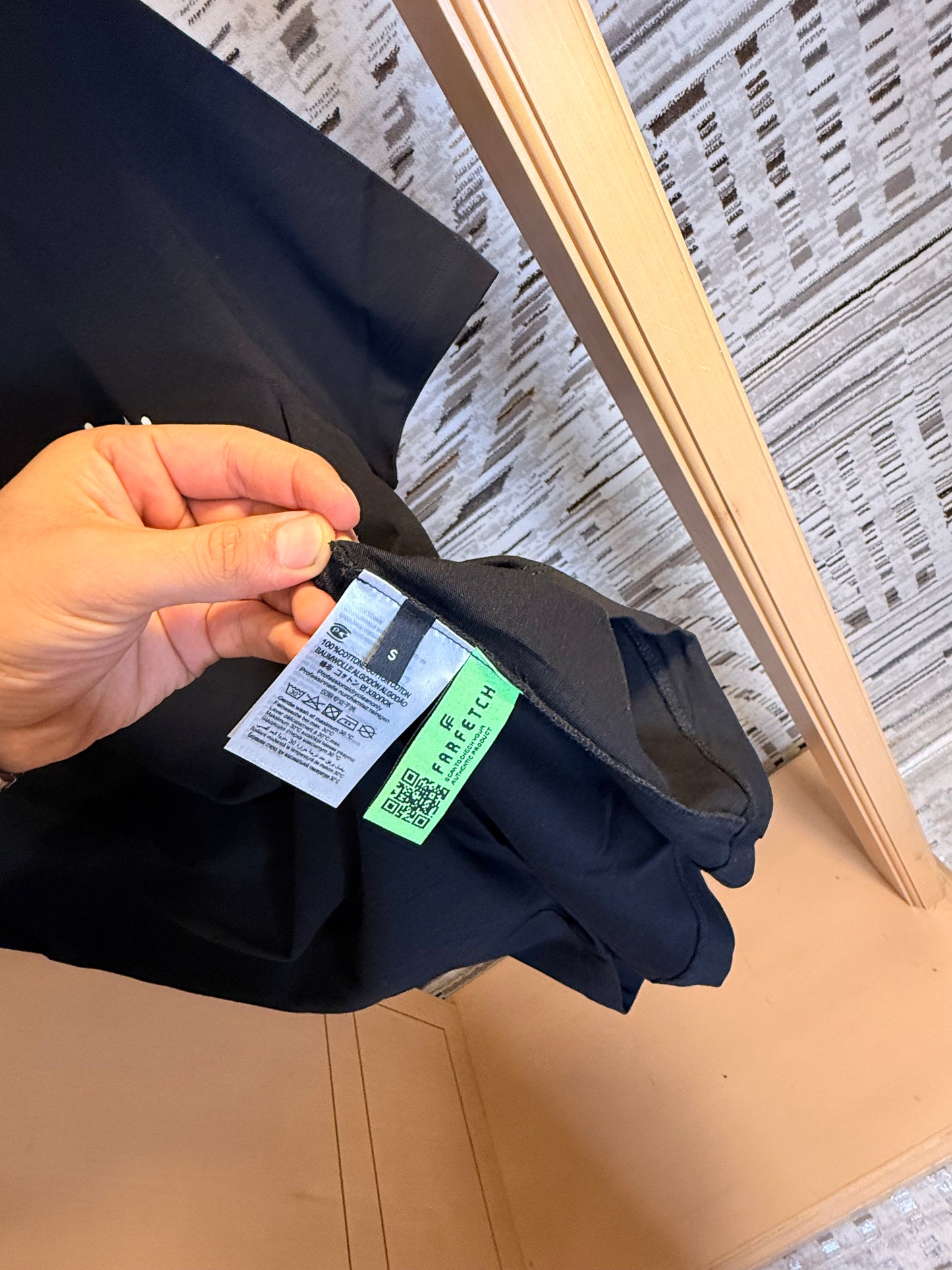 Stussy Fuzzy Dice T-Shirt White & Black