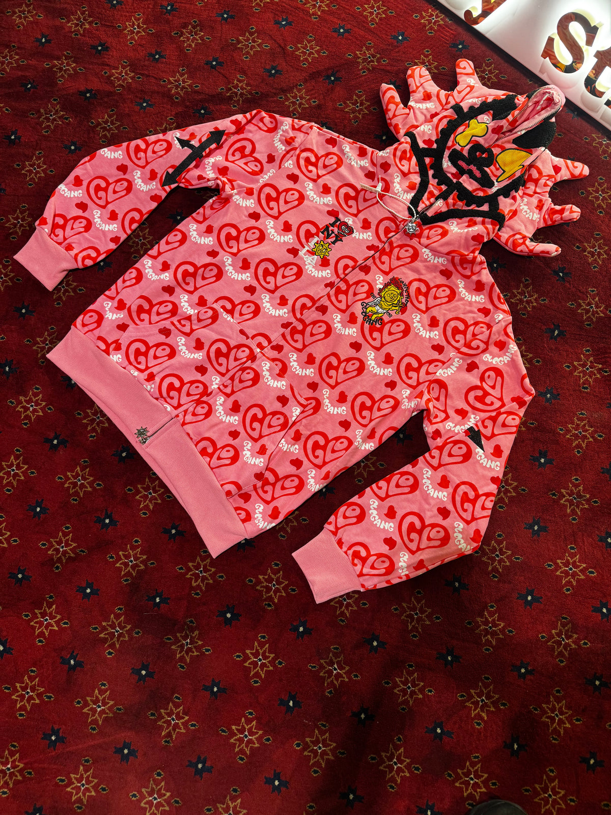 GLOGANG full zip hoodie