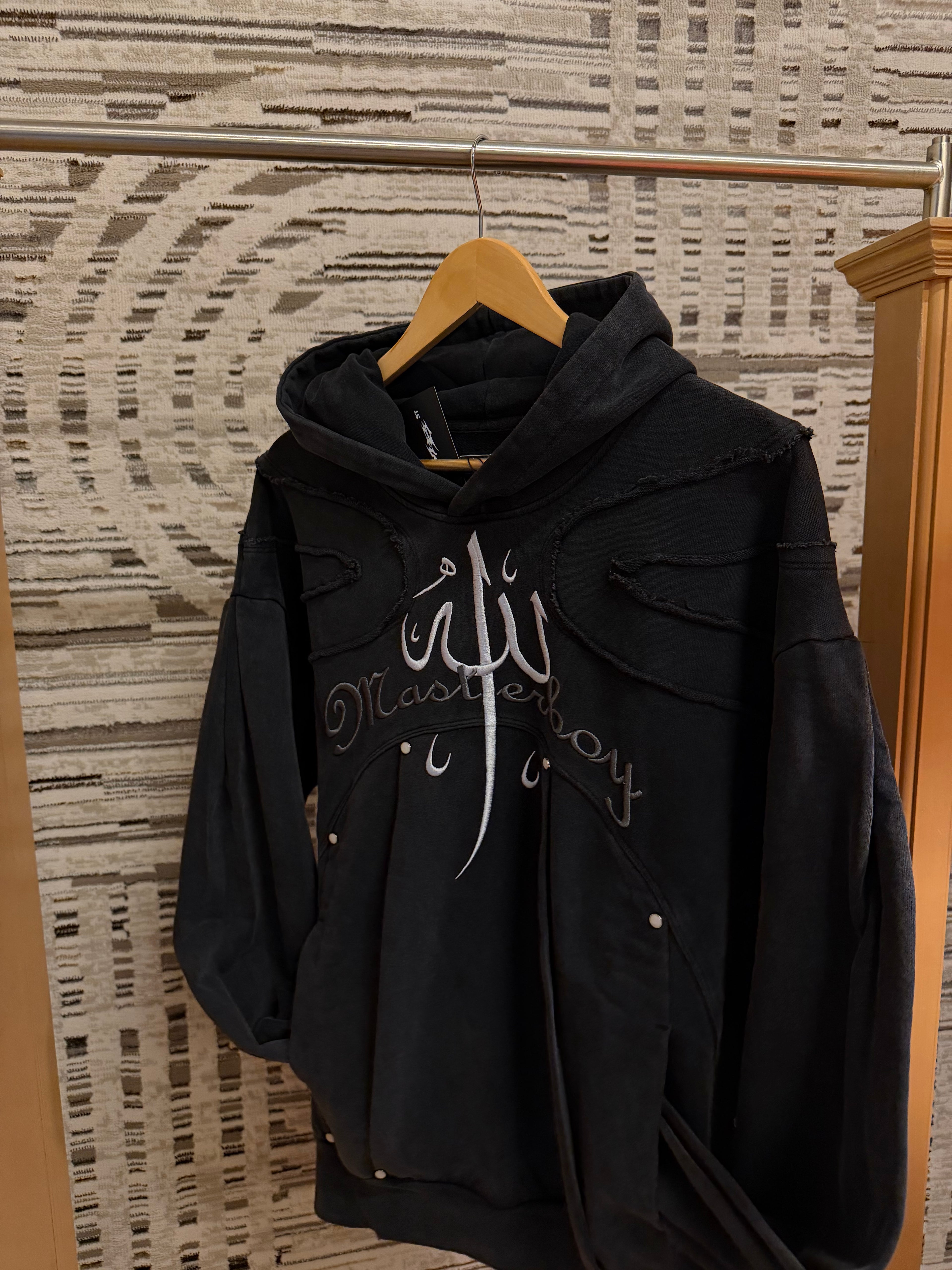 Masterboy x Allah Embroidery oversized Hoodie