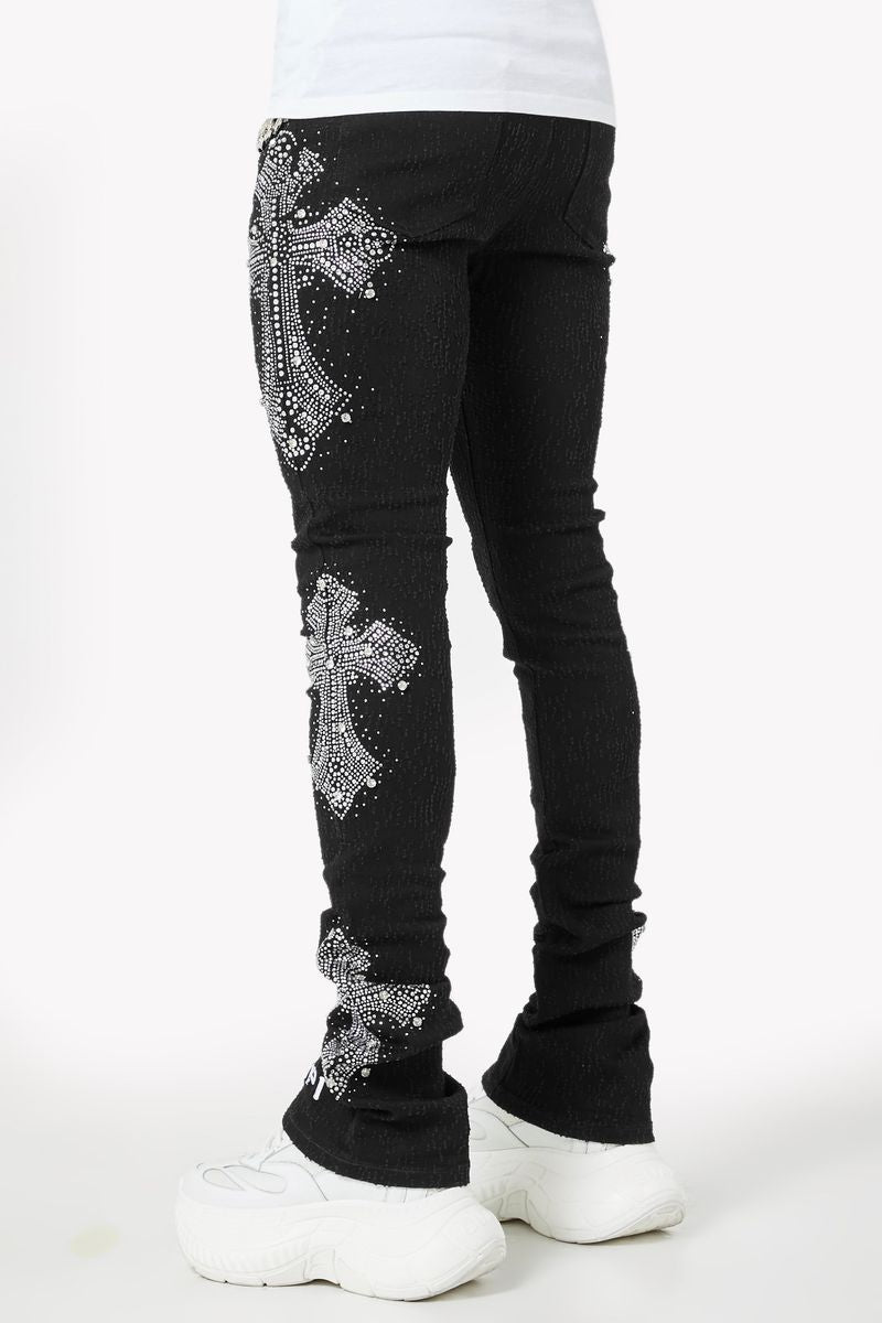 Guapi Original rhinestone flare skinny pants