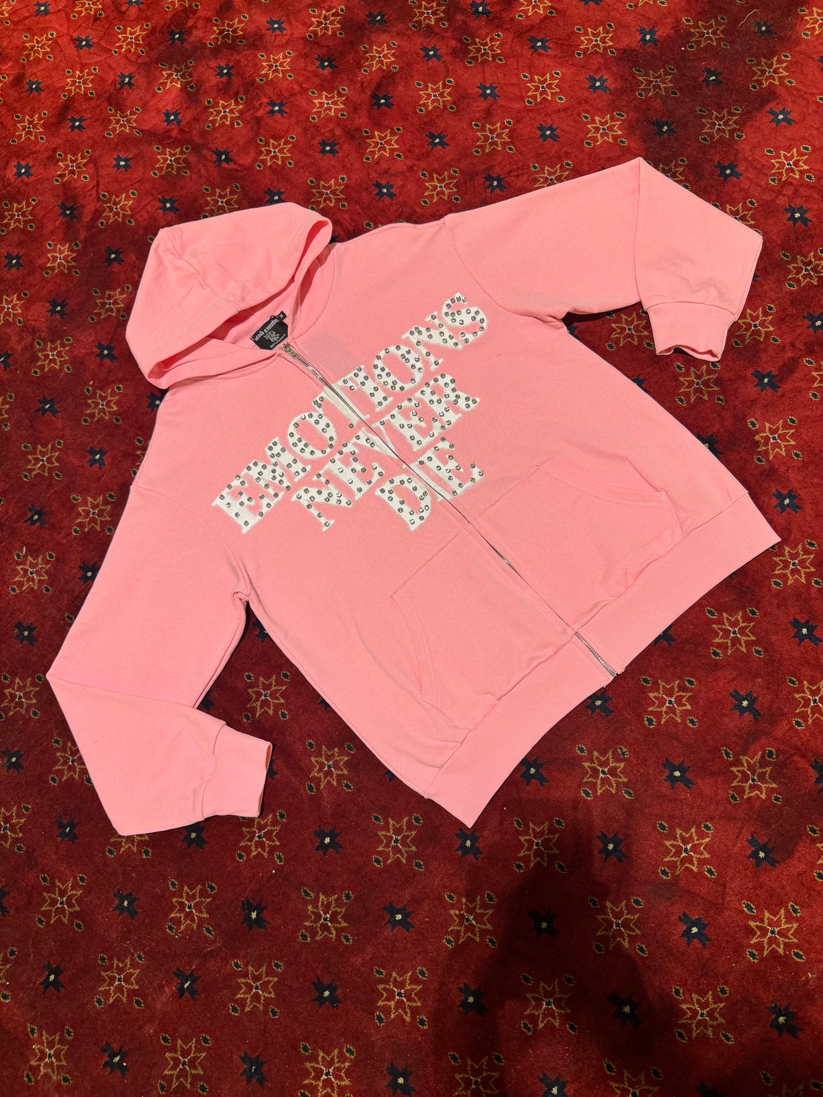 Mixed Emotion Zip Up Hoodie