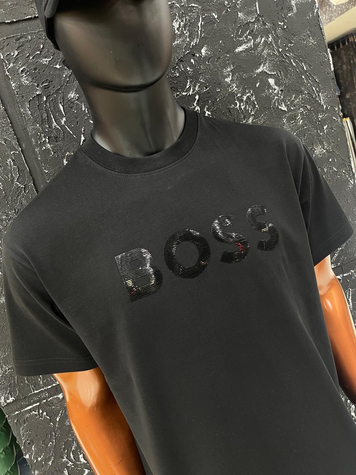 Boss Black on Black T shirt