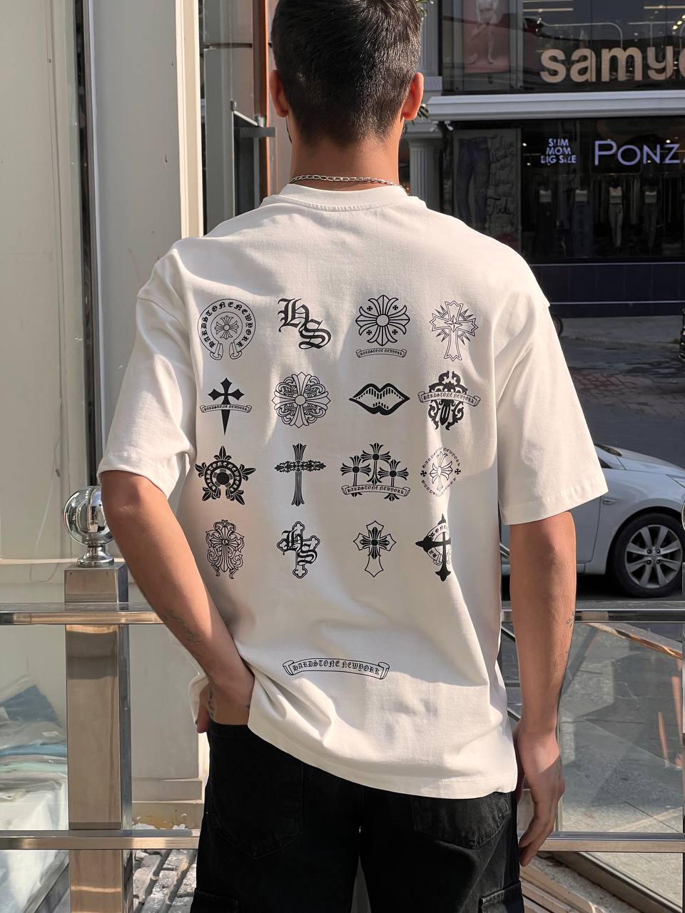 Hardstore cross T shirt