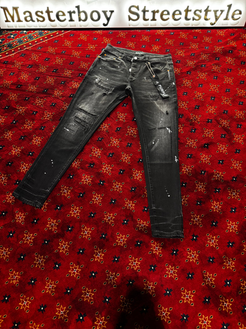 Purple Jeans Black Tag Slim Fit