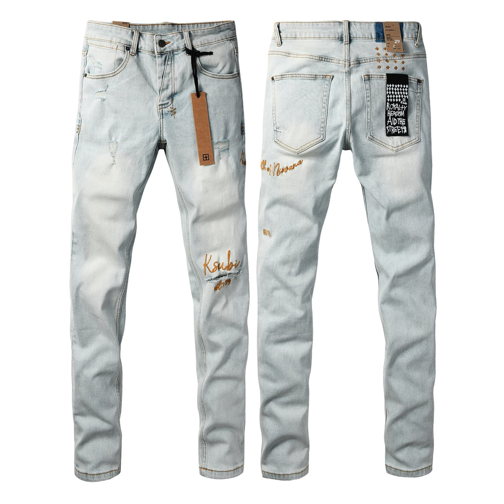 Ksubi Slim fit jeans light blue