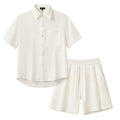 Luxury Summer sets, Waffle Textured. Drift sets shorts and shirt