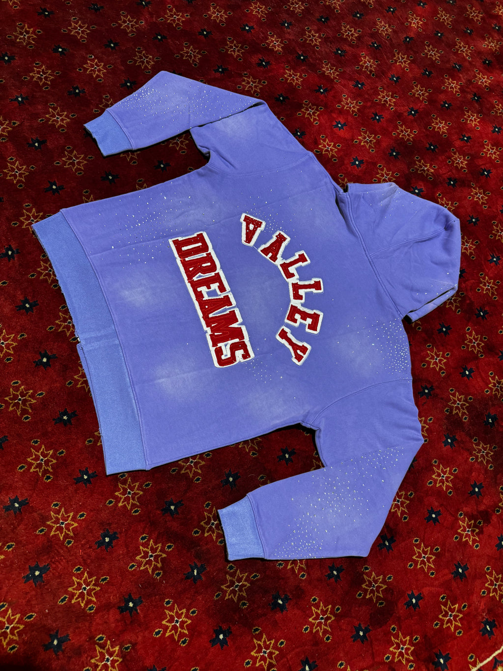 Valley Dreams Rhinestone Zip Up Hoodie (Copy)