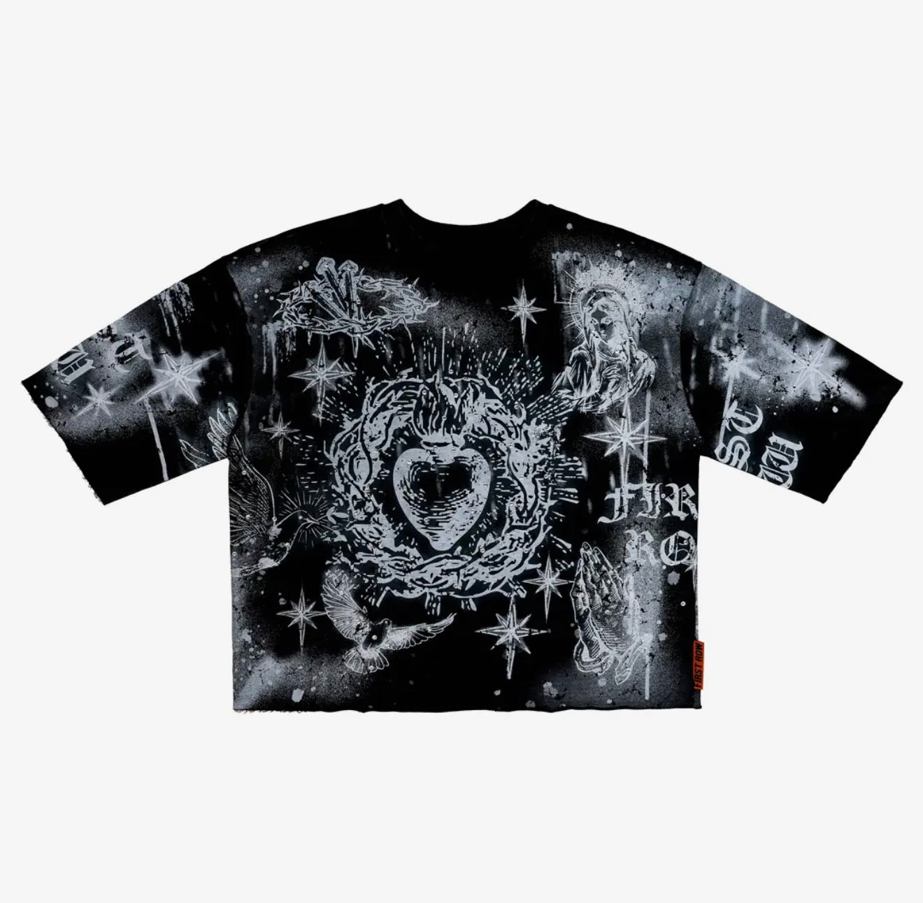 A scared vow Halo spirit cropped Tee