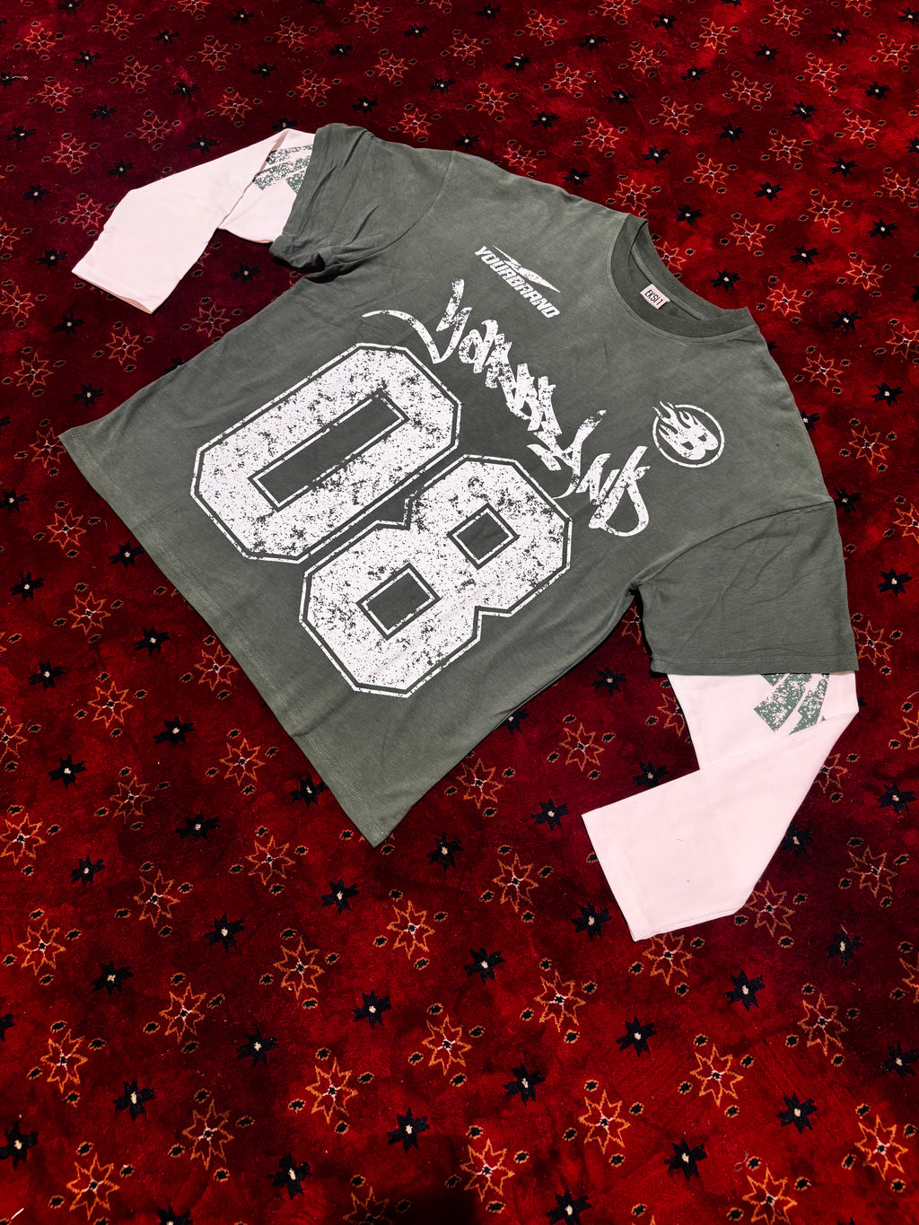 Flame 08 stacked long sleeve