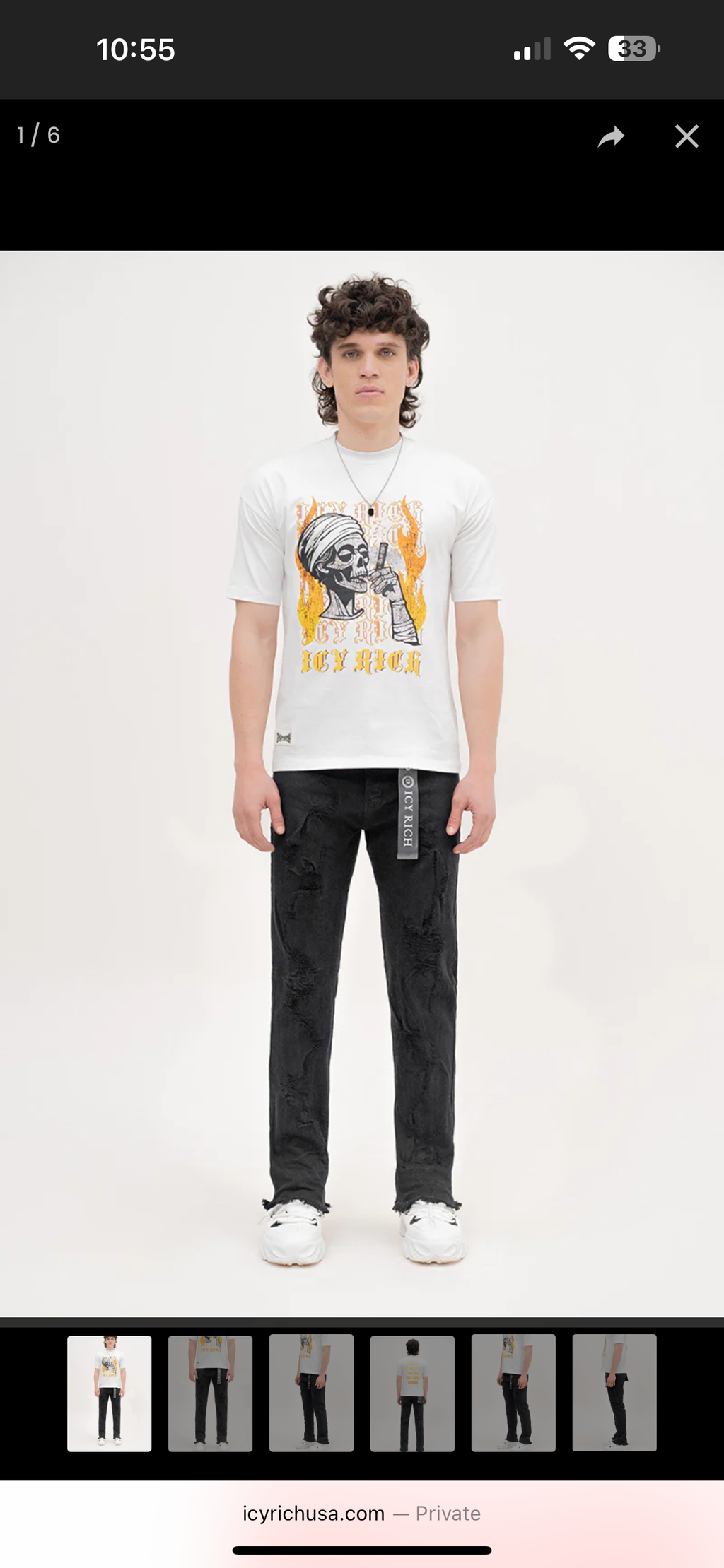 Renaissance Black Icy Rich jeans