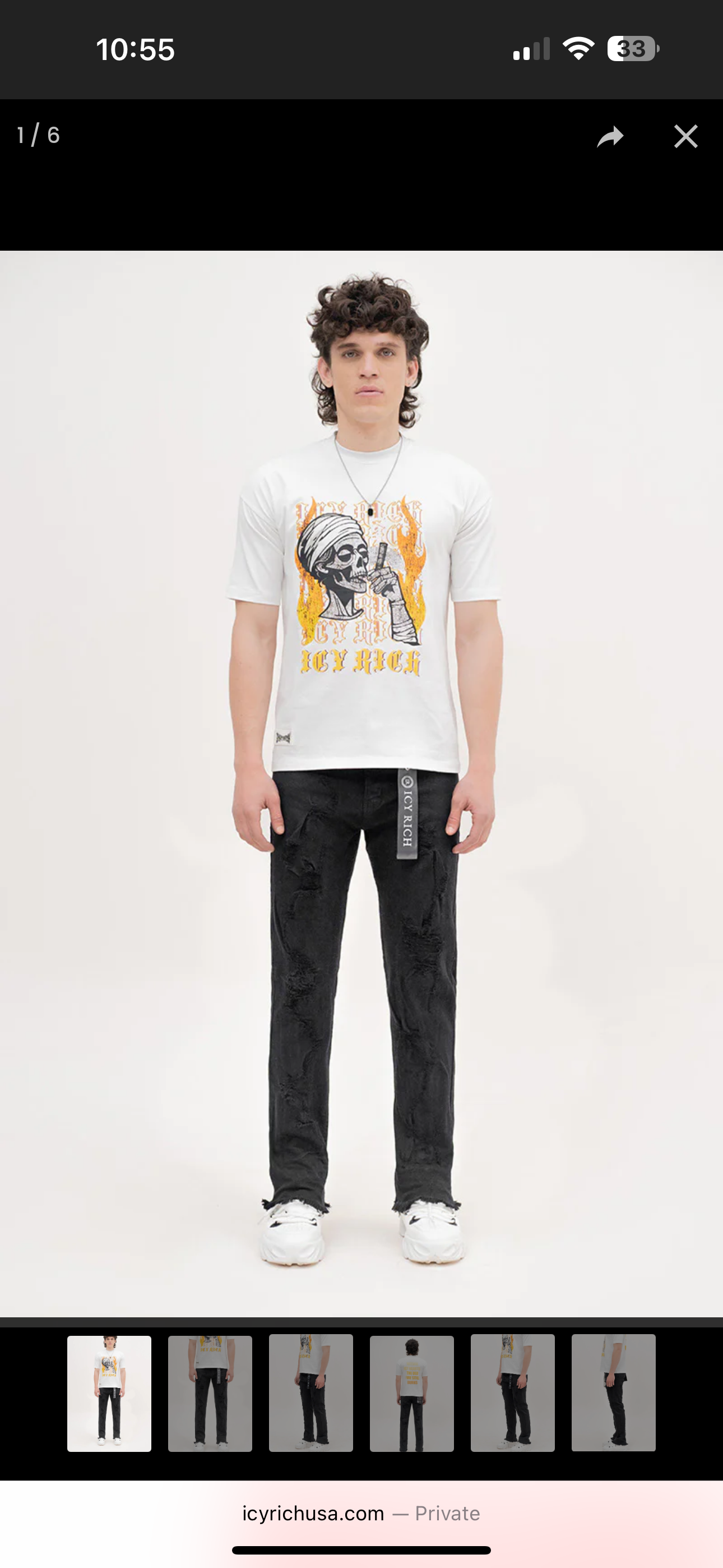 Renaissance Black Icy Rich jeans