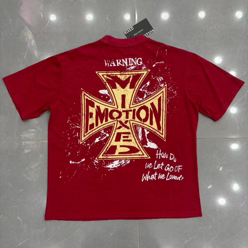 Mixed Emotions Red Tee