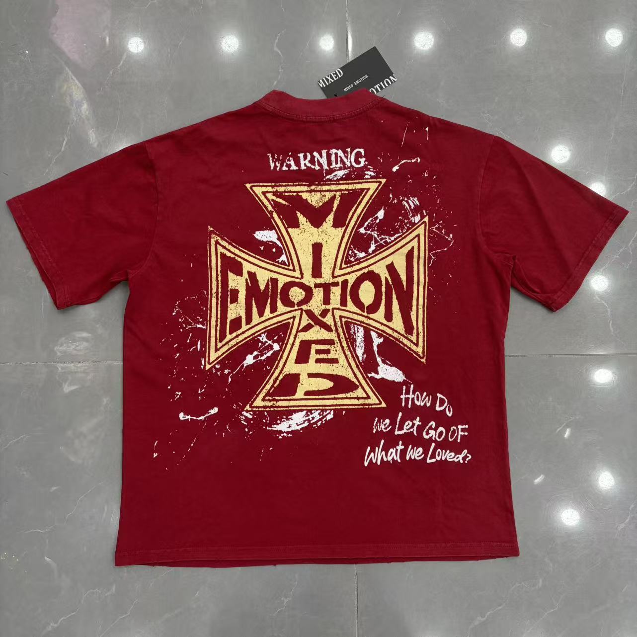 Mixed Emotions Red Tee