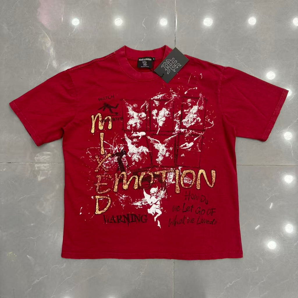 Mixed Emotions Red Tee