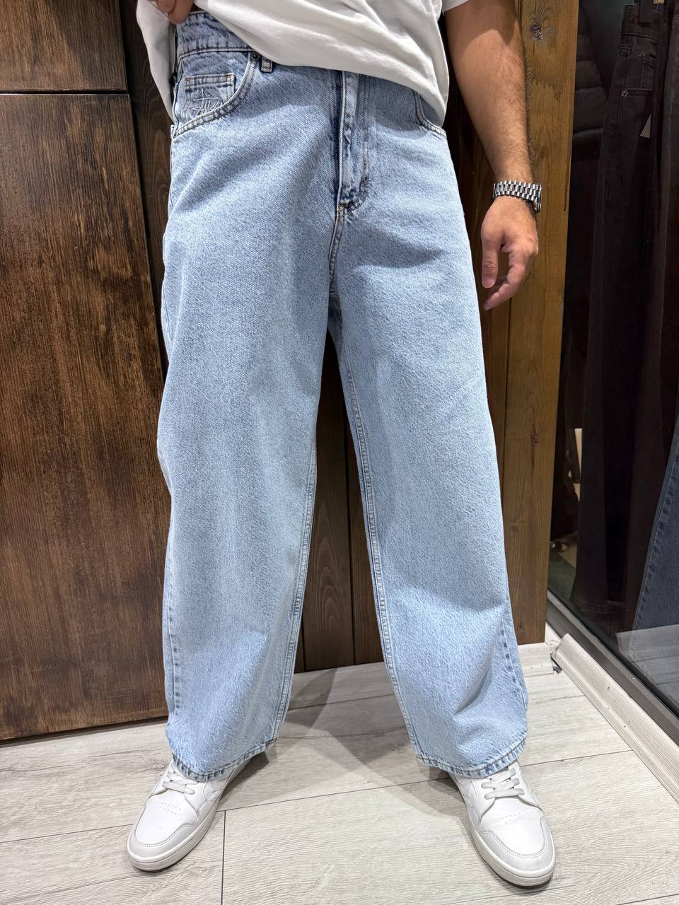 Stussy straight Denim Pants Blue