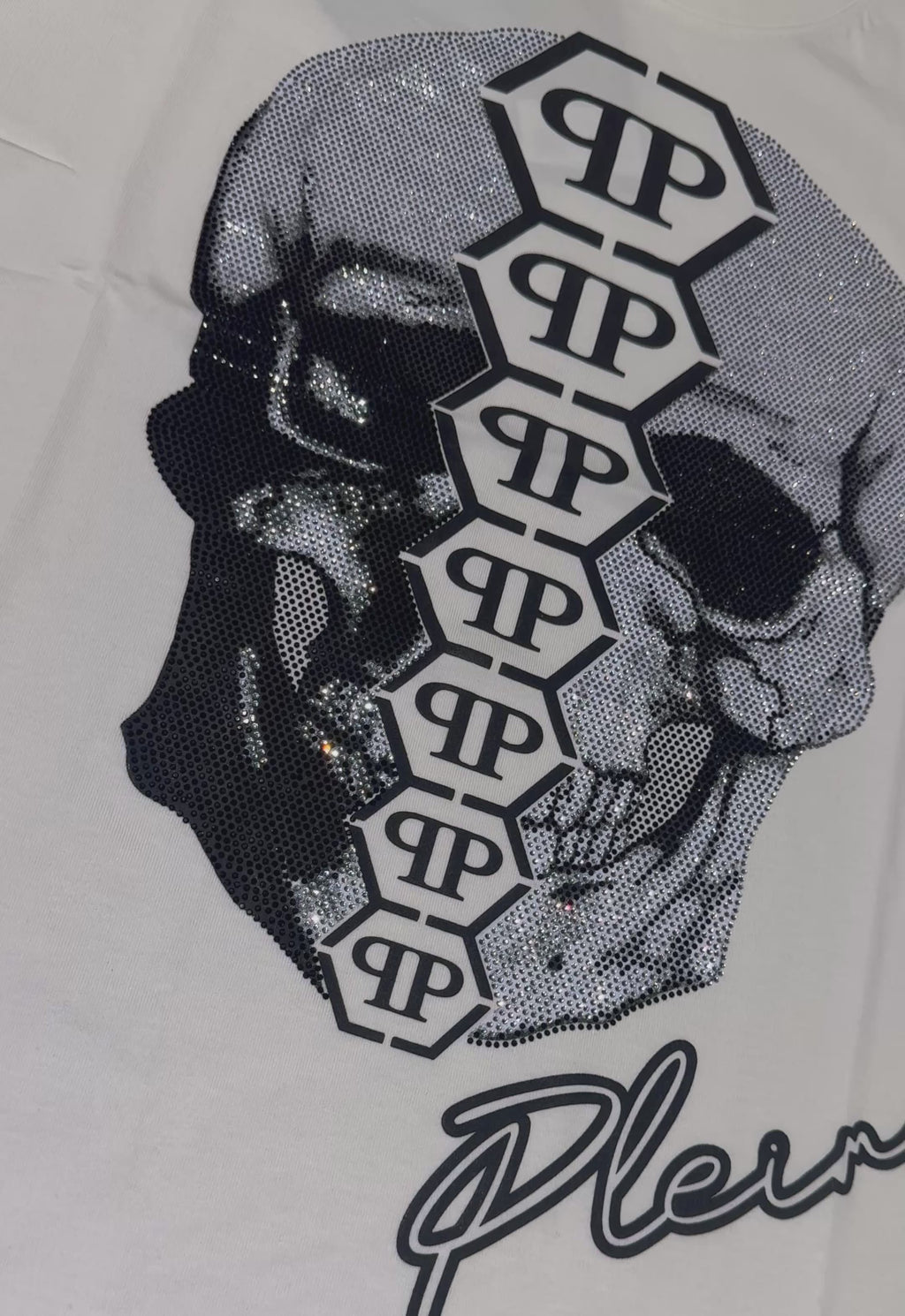 qp Pheilip plein skeleton T shirt