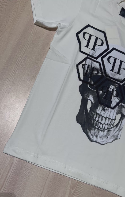 qp Pheilip plein skeleton T shirt