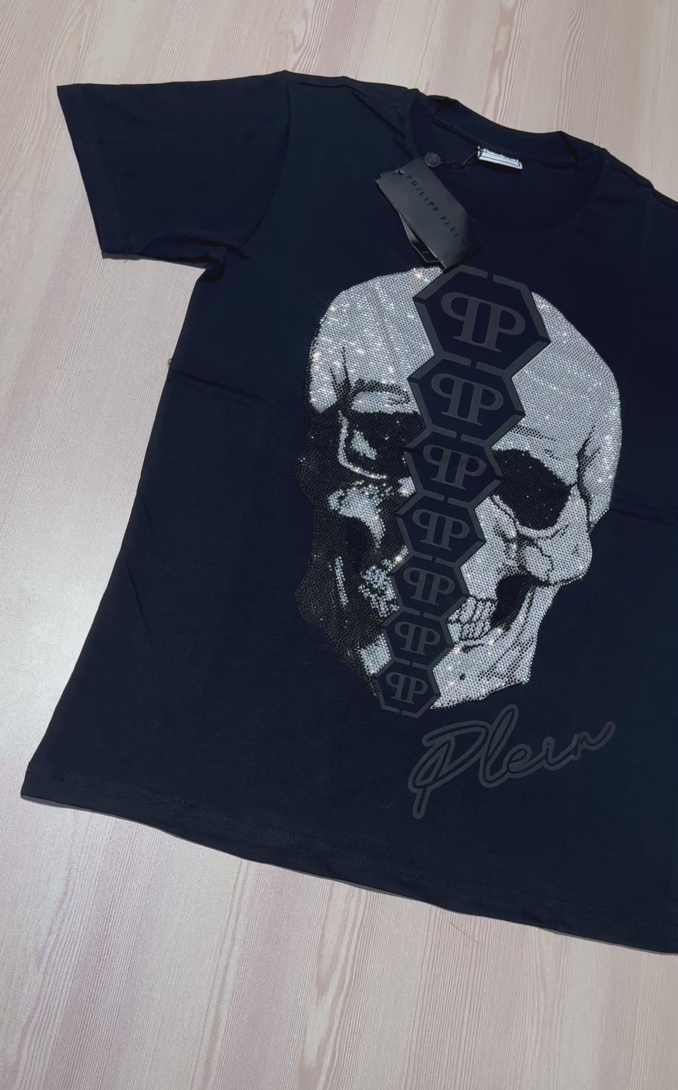 qp Pheilip plein skeleton T shirt